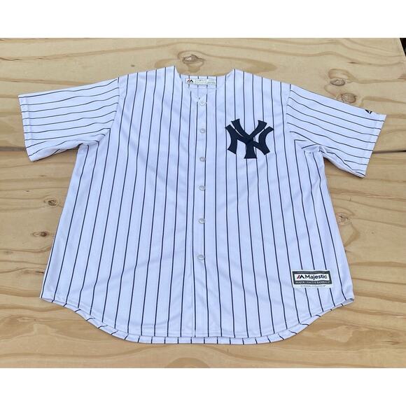 Authentic MLB New York Yankee Majestic Cool Base Jersey Pineda 35 XL‎ - Picture 1 of 7